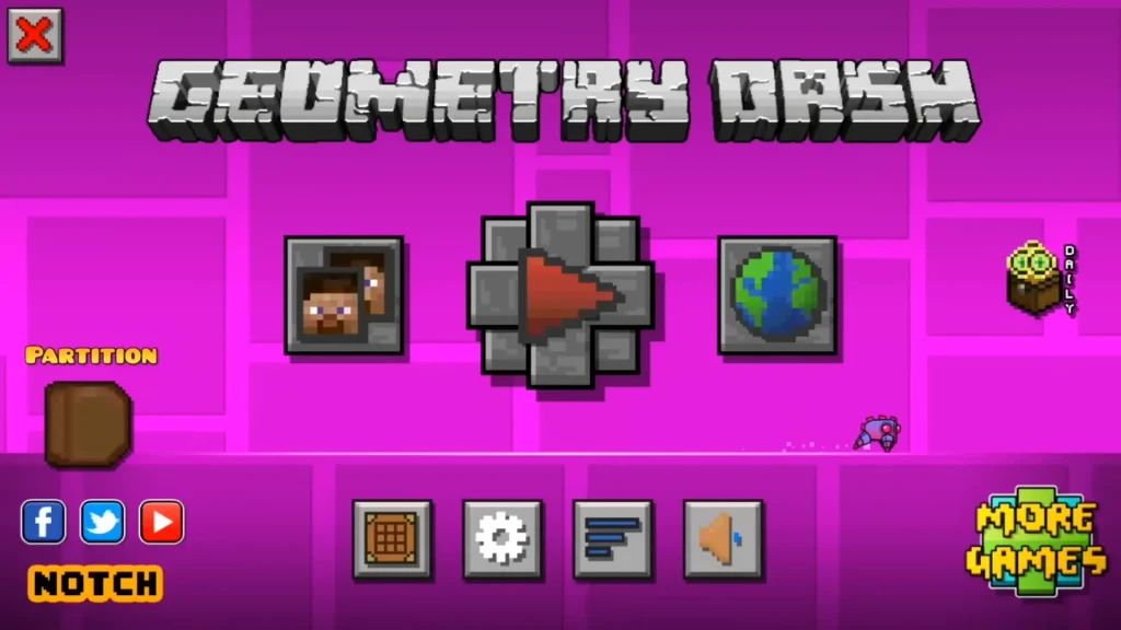 Geometry dash minecraft levels