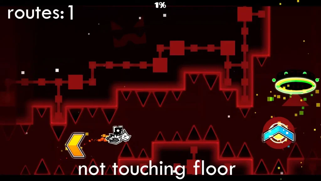 Geometry Dash bloodbth routes in time