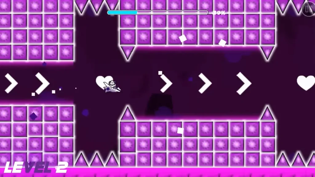 Geometry Dash Darkness gameplay