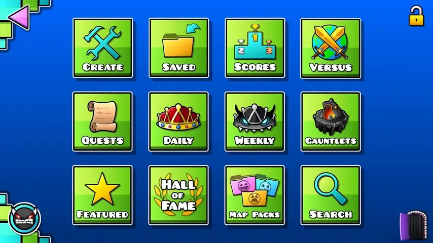 geometry dash apk unlocked modes and levels 